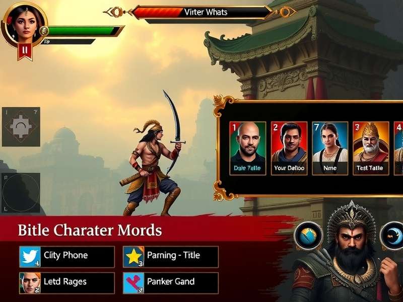 Maratha Warrior Legend character customization screen